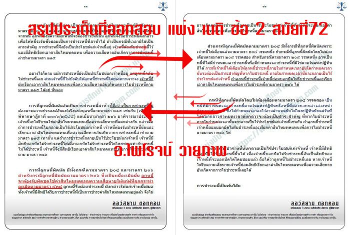 สรุป เก็ง เนติ แพ่ง